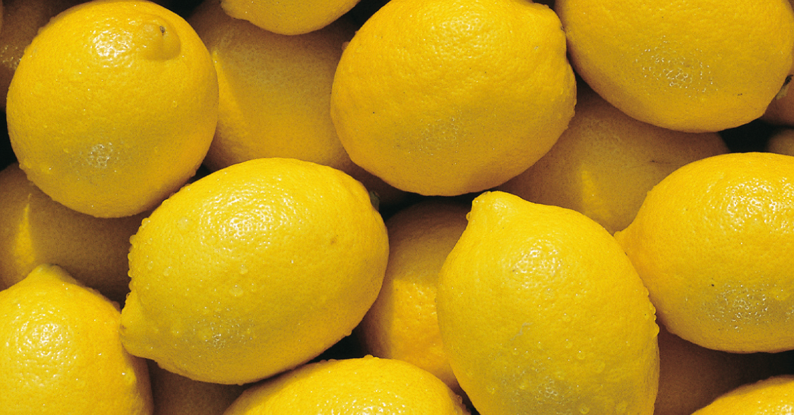 Bild von gelben Zitronen